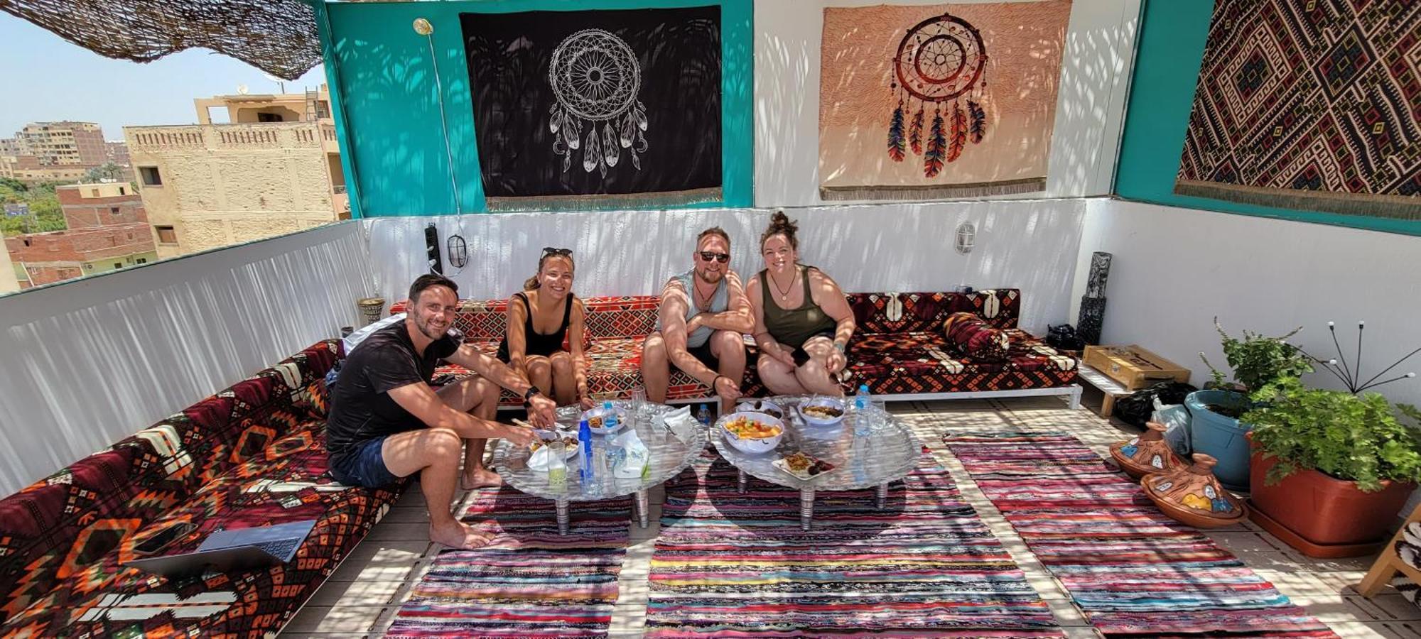 Pyramids Temple Guest House Kafrat al Jabal Екстер'єр фото